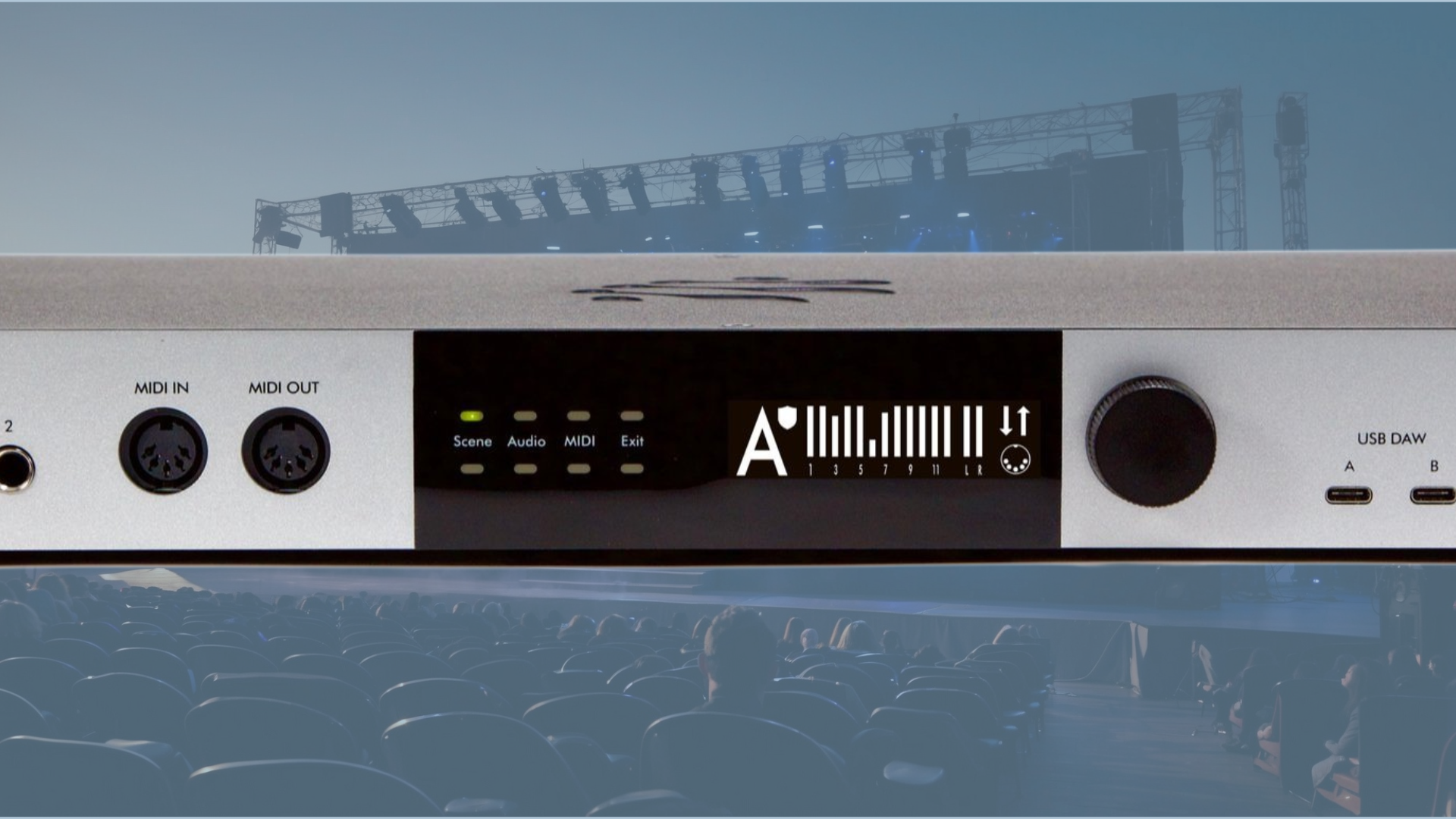Customize and Control your PlayAUDIO1U without Software | Front